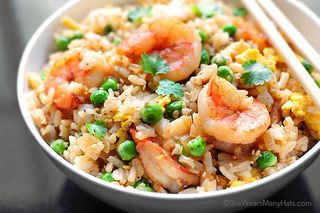 Riz Cantonnais Aux Crevettes
