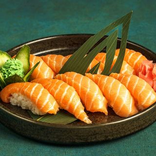 Salmon Nigiri Plate