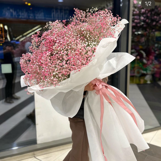 Голям букет от гипсофил 