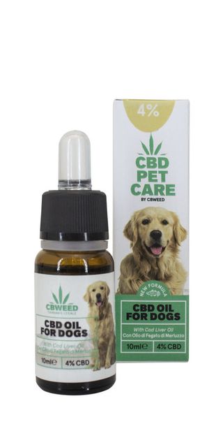 Aceite De Cbd Para Perros 4% Con Aceite De Hígado De Bacalao - 10Ml