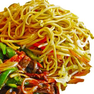 Combo 1  Tallarines verduras con ternera picante