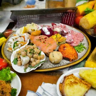 Antipasto 3 punto 0 - misto mare e monti caldo e freddo