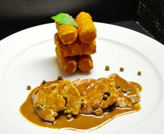 Lungić u umaku od zelenog papra