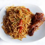 Spaghetti And  Chicken