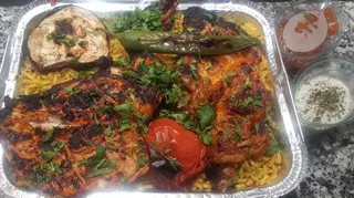 Riz Kabsa 1/2 Tavuk Kömür Izgara