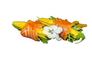 19. Salmon roll mango
