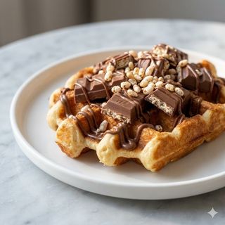 Waffle al Kinder Cereali