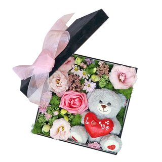 Cveće i meda u kutiji