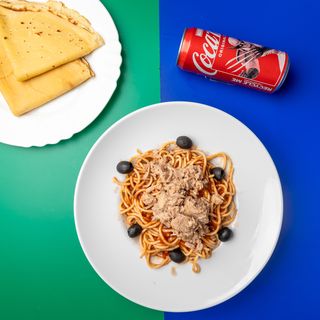Pasta Basilicata + Palačinka sa eurokremom + Coca-Cola 0.33l