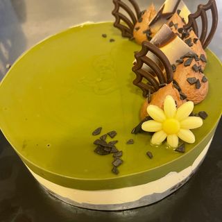 Torta sette sensi al pistacchio