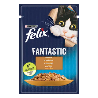 FELIX Fantastic з індичкою, шматочки у желе, 85г