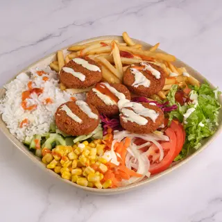 Falafel em Prato(Vegetariano)