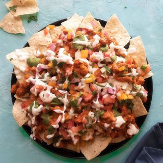 Chicken tikka nachos