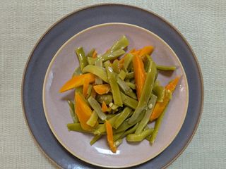 Judías verdes con zanahorias