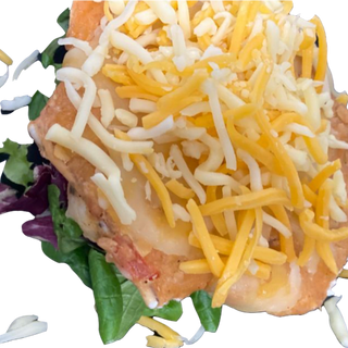 63. Vieira Rellena De Marisco Y Queso Gratinado