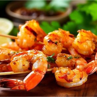 Espetada de Gambas