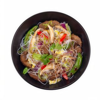 Фунчоза з телятиною в устричному соусі (300г)