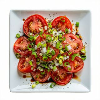Ensalada De Tomate Con Cebolleta