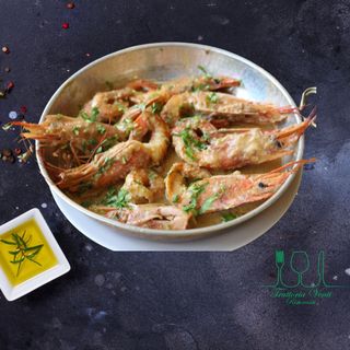 Creveti (langustine) cu vin alb  300g