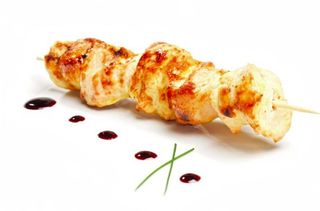 Pincho De Pollo Con Patatas