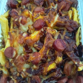 Nueva receta de salchipapas 