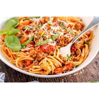 Spaghetti with Turkey