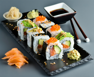 Uramaki california vege