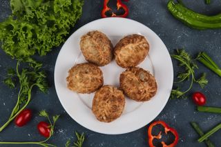 Манты жареные с мясом (порц.)