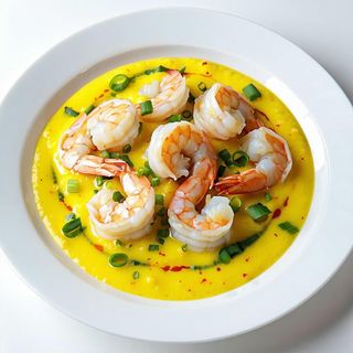 57a. Gamberi in salsa limone