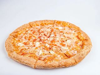 Томатная с креветками (30 см.) на тонком тесте