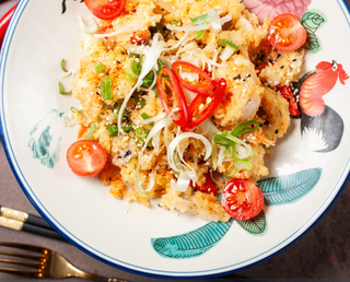 9. Hải sản rang muối