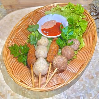 Cá viên chiên (Spiedini è polpette)