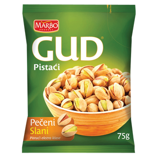Pistacije Gud pečeni slani 75g Marbo