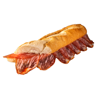 Bocadillo Lomo de Bellota Pata Negra 100% Ibérico