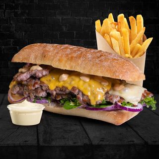 Panino con formaggio meniu