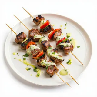 Pinchos Morunos Con Alioli (Tapa)