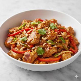 Pollo Con Salsa Picante