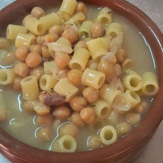 Pasta e ceci alla romana 