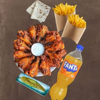 Հավի ուսիկ +  ֆրի