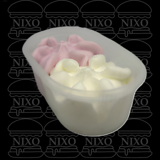 Tarrina helado fresa y nata
