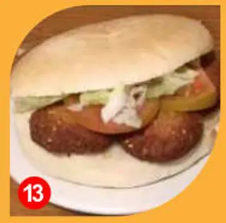 Falafel panino