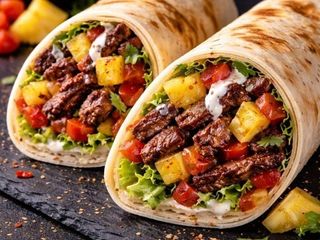 Гавайська шаурма  з бараниною