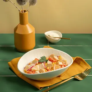 Салат з куркою та грибами