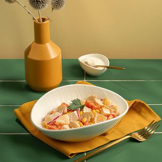 Салат з куркою та грибами