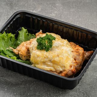 Стейк куриный  с гарниром 