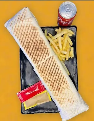 Tacos XXL 3 Viandes + Coca Cola 24cl