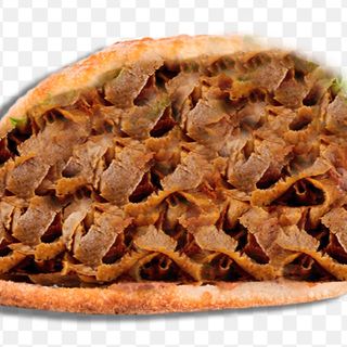 Bocadillo kebab solo carne