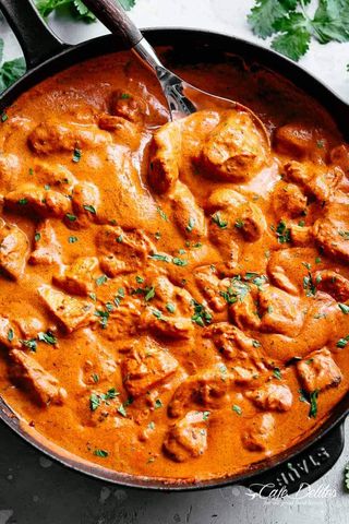Butter chicken pollo al burro