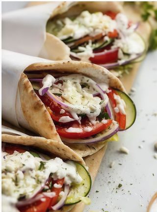 Pita vegetariana