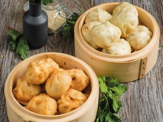 Китайские манты жареные